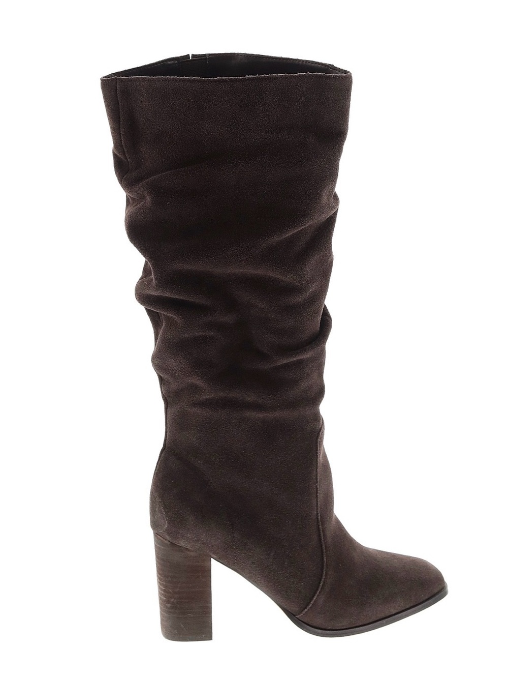Splendid Dark Brown Slouchy Suede Knee Boots